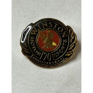 Winston Motor Sports 20th Anniversary Pin 1991 VTG Cars Collectible